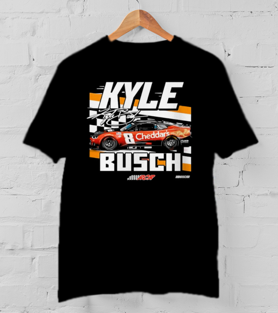 Kyle Busch Cheddar's NASCAR 8 Richard Childress Racing RCR T-Shirt