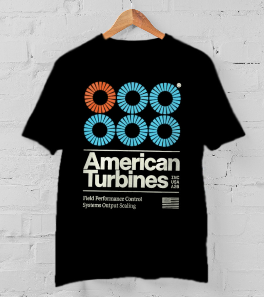 American Turbines Inc USA A26 Field Performance Control Systems Output Scaling T-Shirt