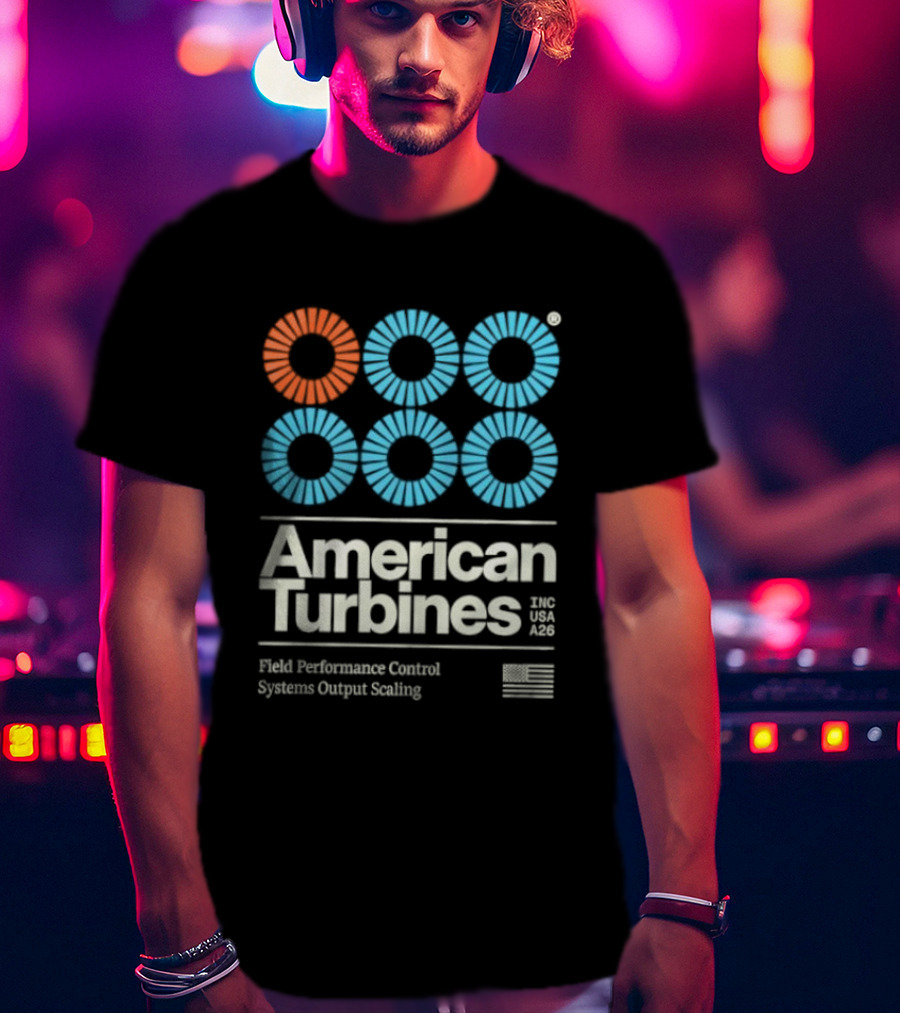 American Turbines Inc USA A26 Field Performance Control Systems Output Scaling T-Shirt