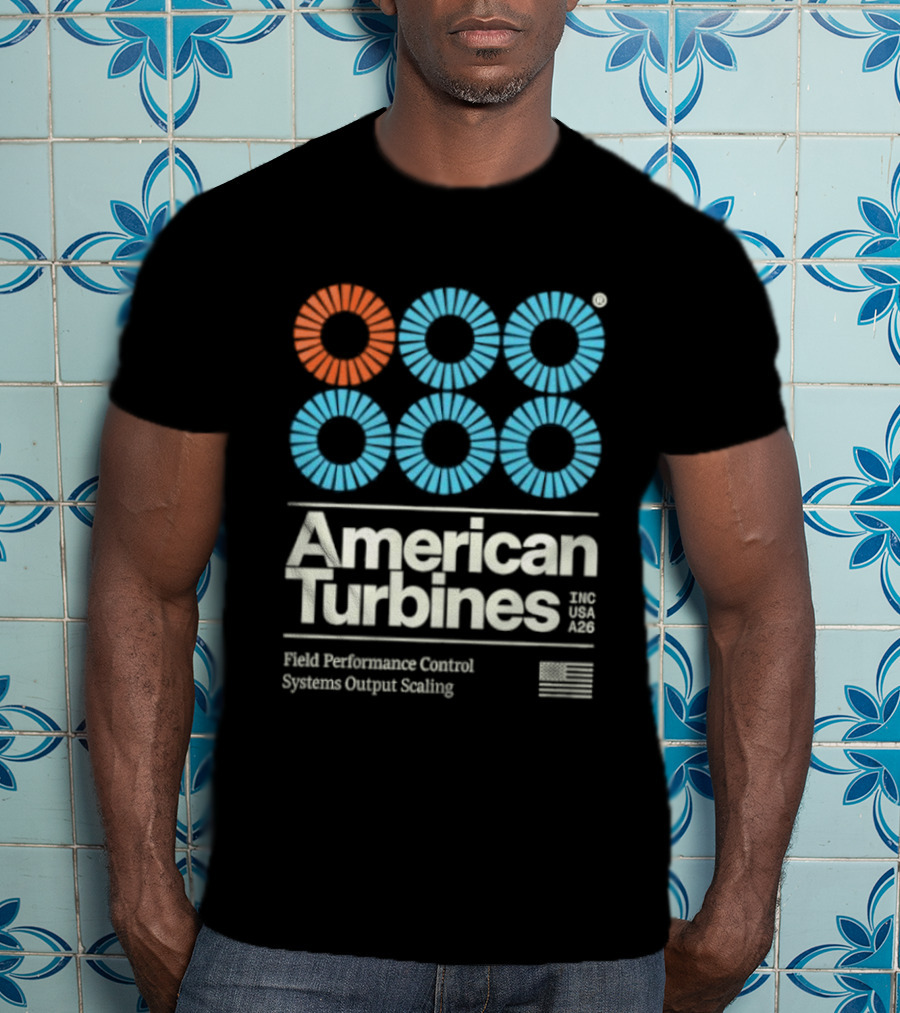 American Turbines Inc USA A26 Field Performance Control Systems Output Scaling T-Shirt