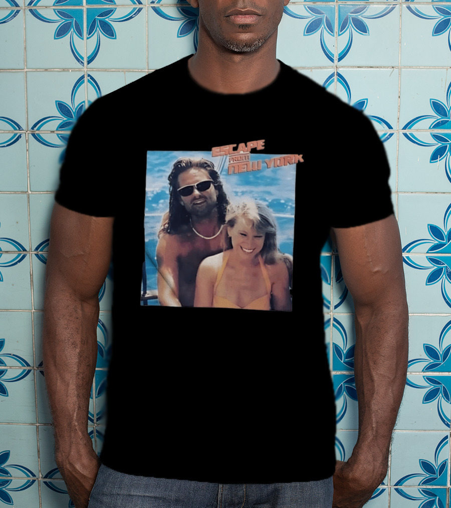 Captain Ron Kurt Russell Mary Kay Place Escape From New York 1992 T-Shirt