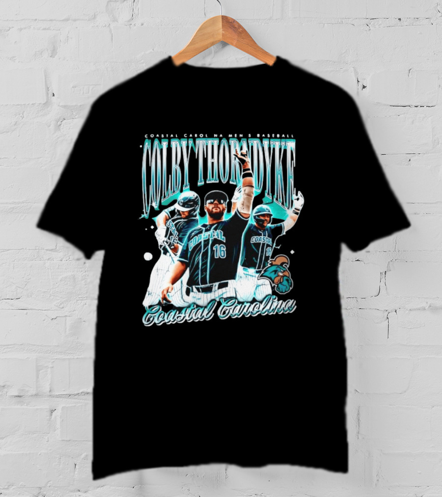 Coastal Carolina Chanticleers Colby Thoradyke Baseball Coastal Carolina T-Shirt