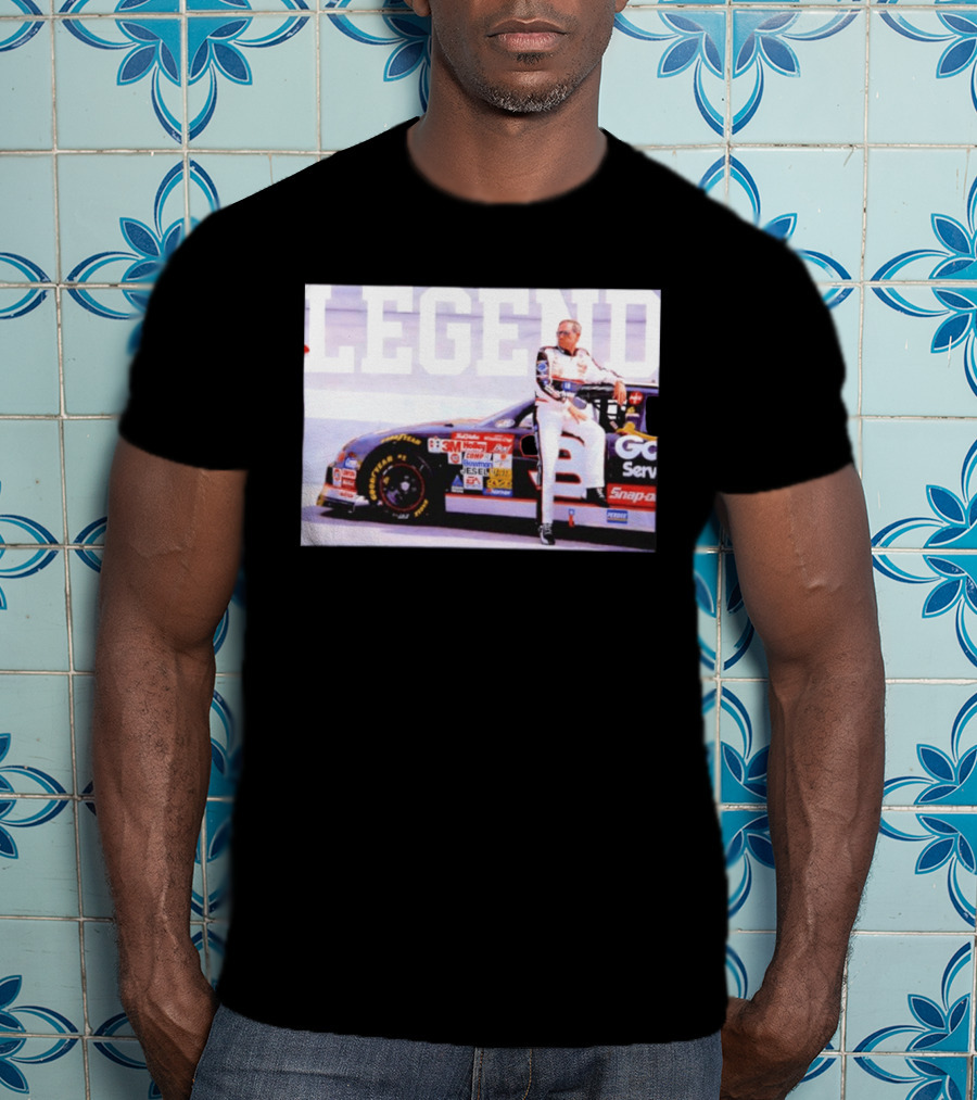Dale Earnhardt Richard Childress Racing Nascar Winston Cup Legend Goodyear Snap On Holley T-Shirt