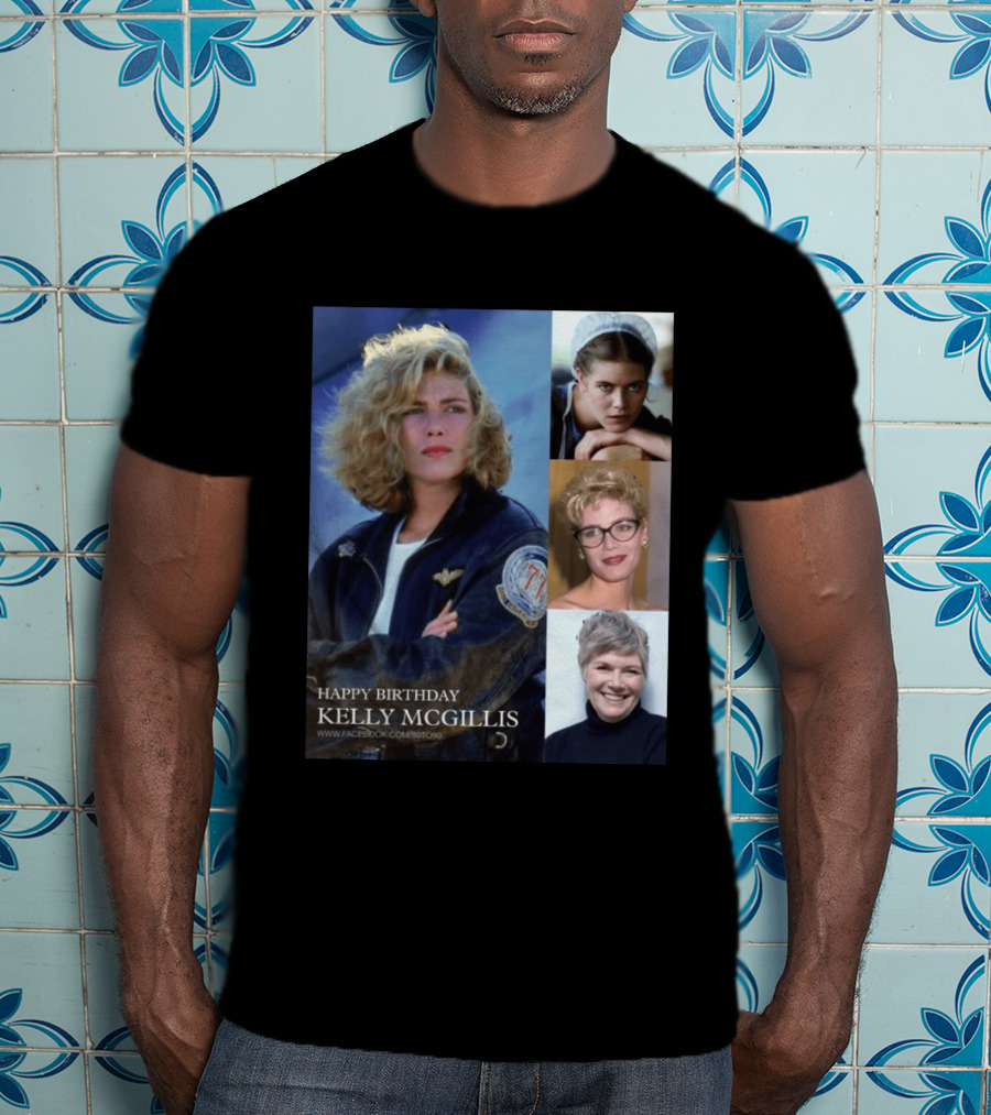 Happy Birthday Kelly McGillis Photos Compilation T-Shirt