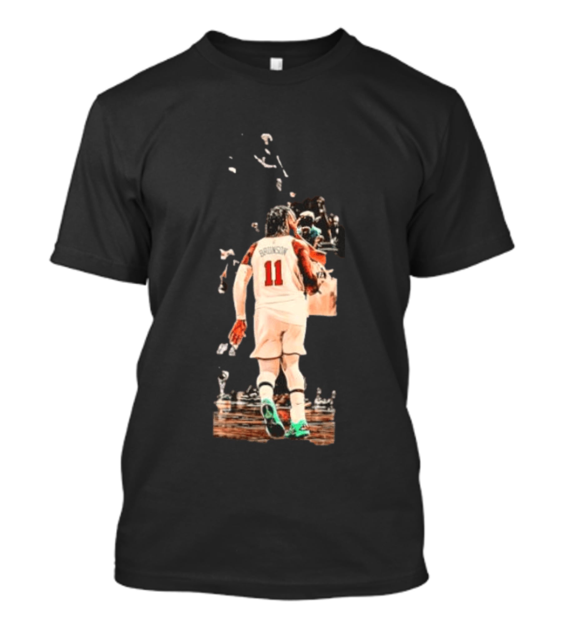 Jalen Brunson New York Knicks NBA Player Number 11 T-Shirt