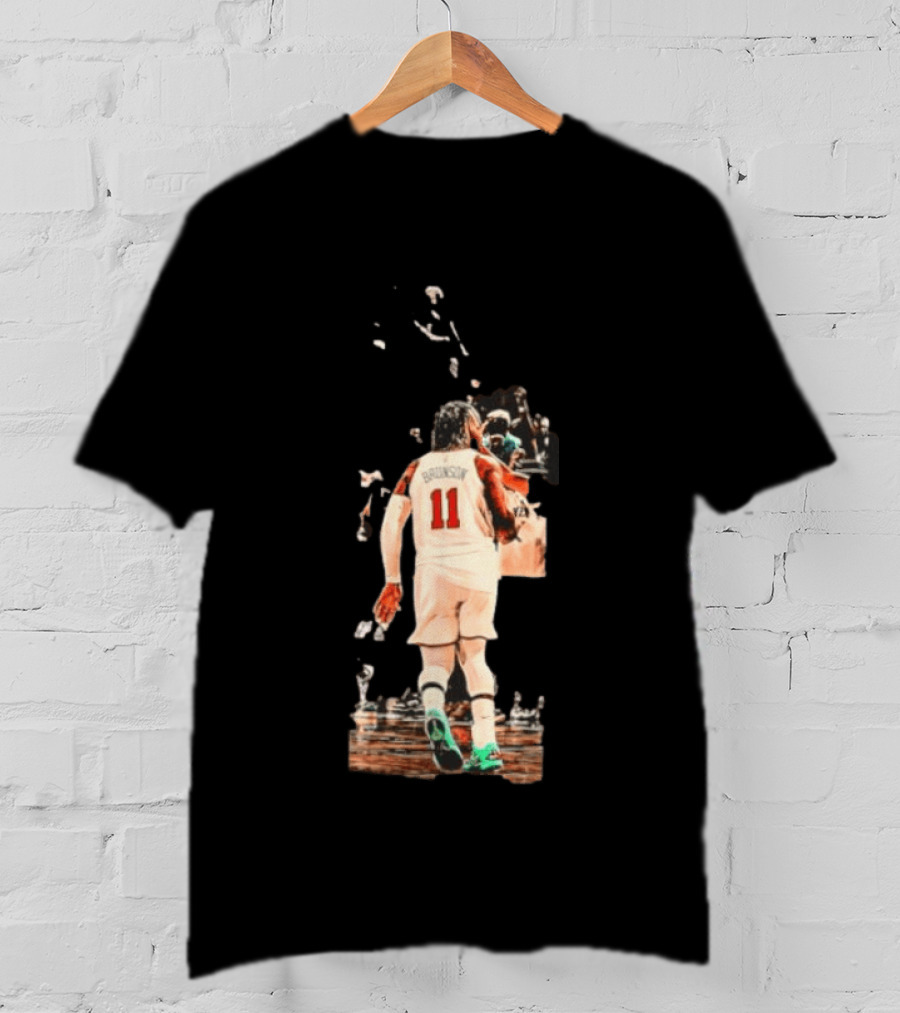 Jalen Brunson New York Knicks NBA Player Number 11 T-Shirt