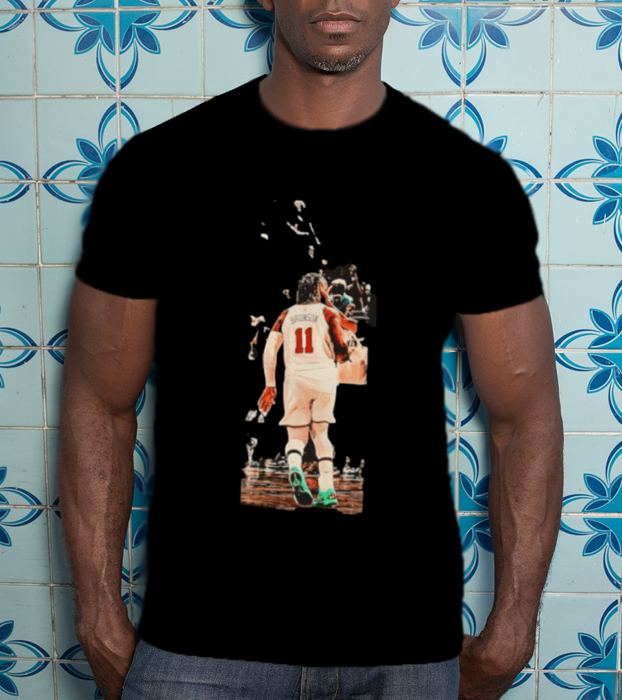 Jalen Brunson New York Knicks NBA Player Number 11 T-Shirt