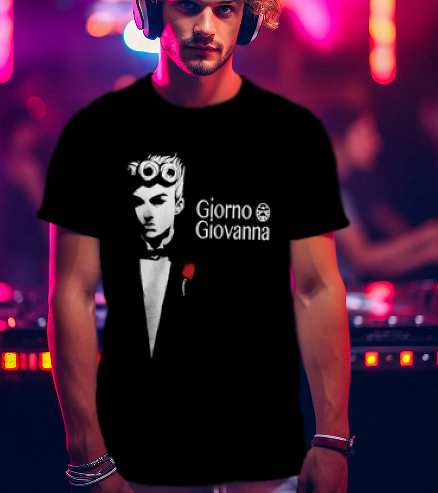 JoJo's Bizarre Adventure Giorno Giovanna Godfather T-Shirt