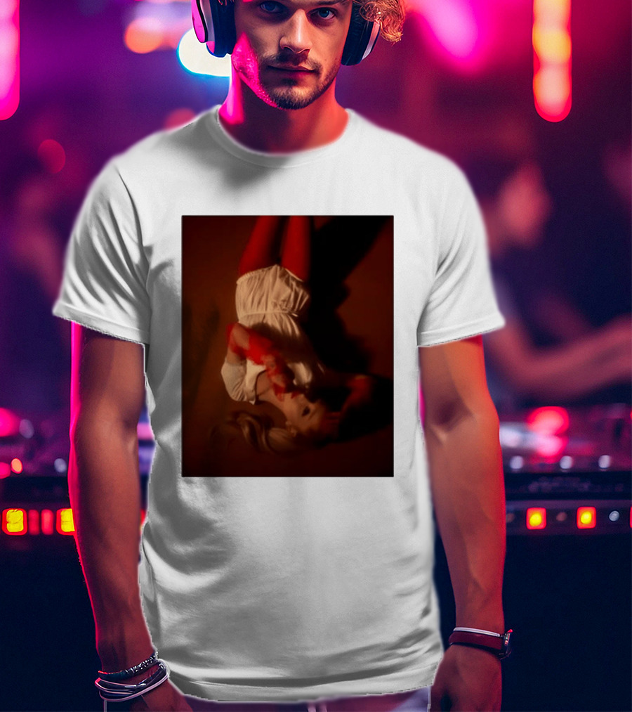 Ariana Grande Red And White Eternal Sunshine Aesthetic T-Shirt