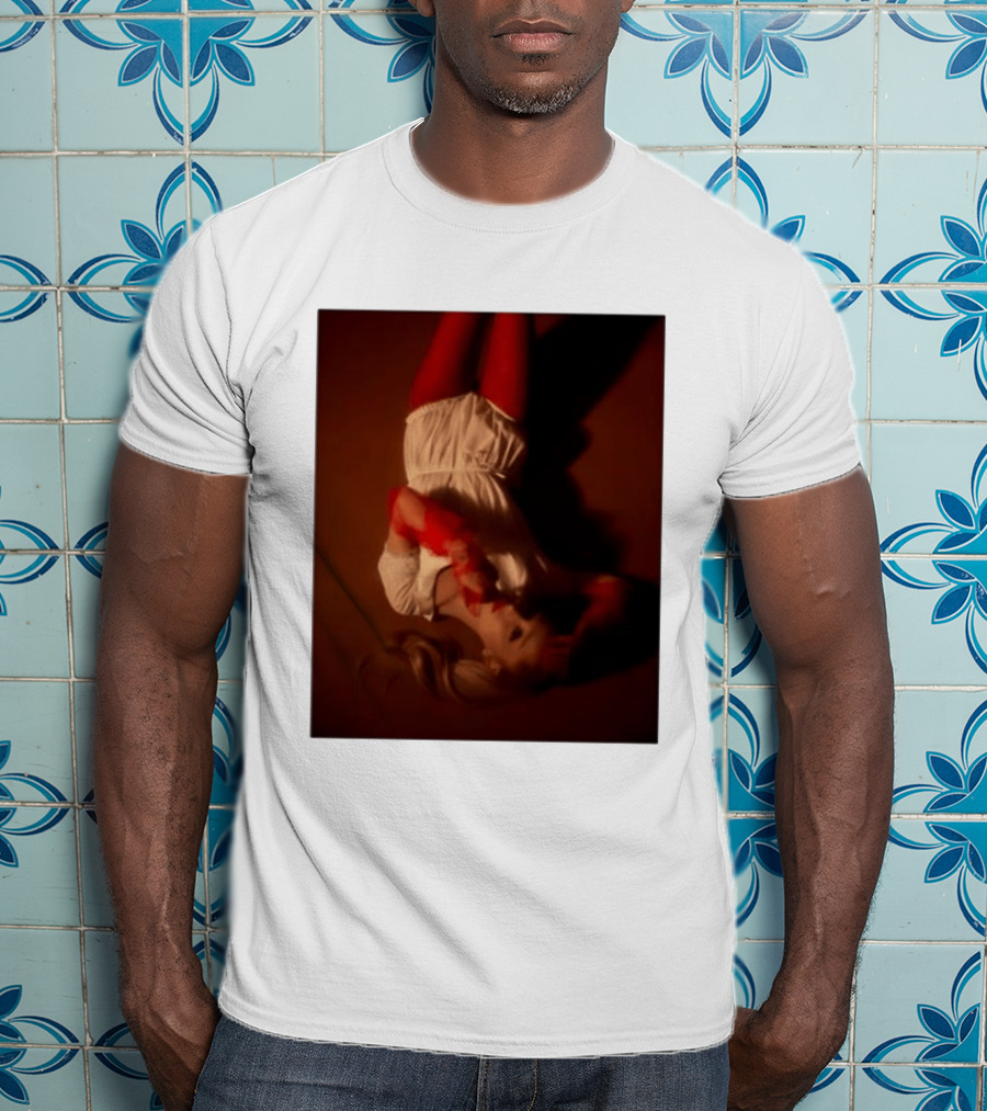 Ariana Grande Red And White Eternal Sunshine Aesthetic T-Shirt