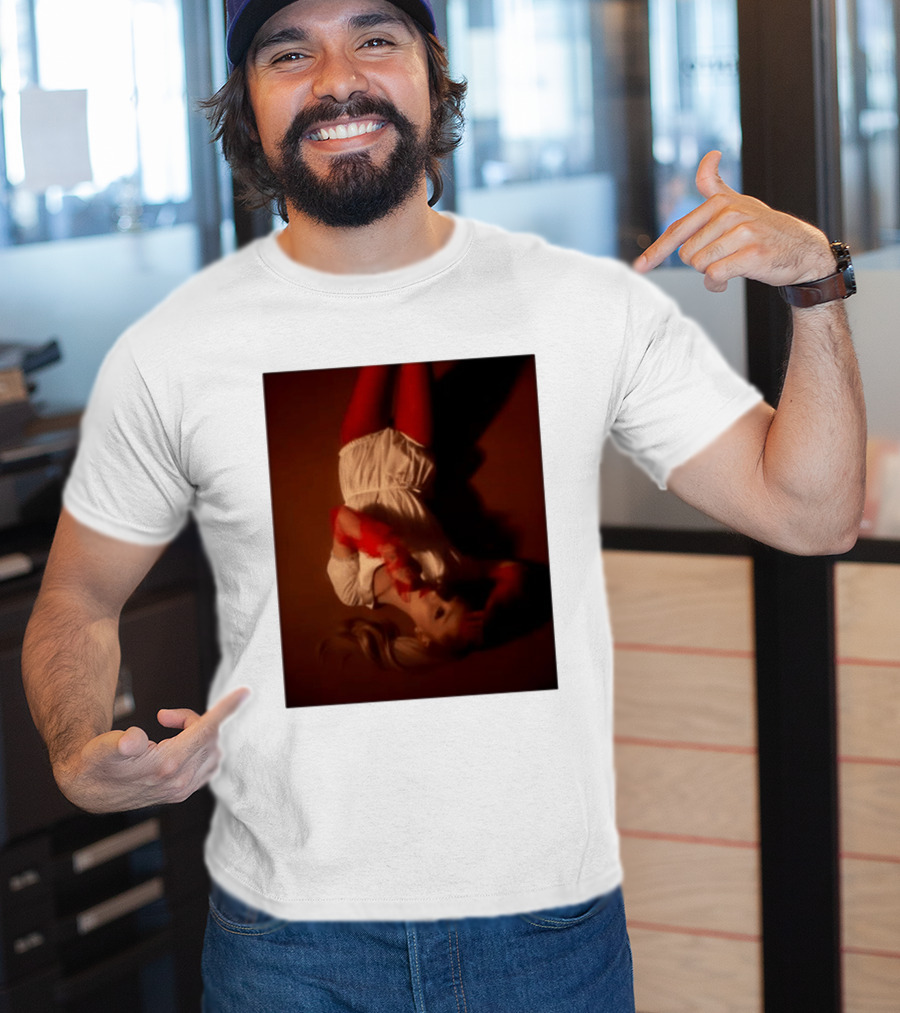 Ariana Grande Red And White Eternal Sunshine Aesthetic T-Shirt