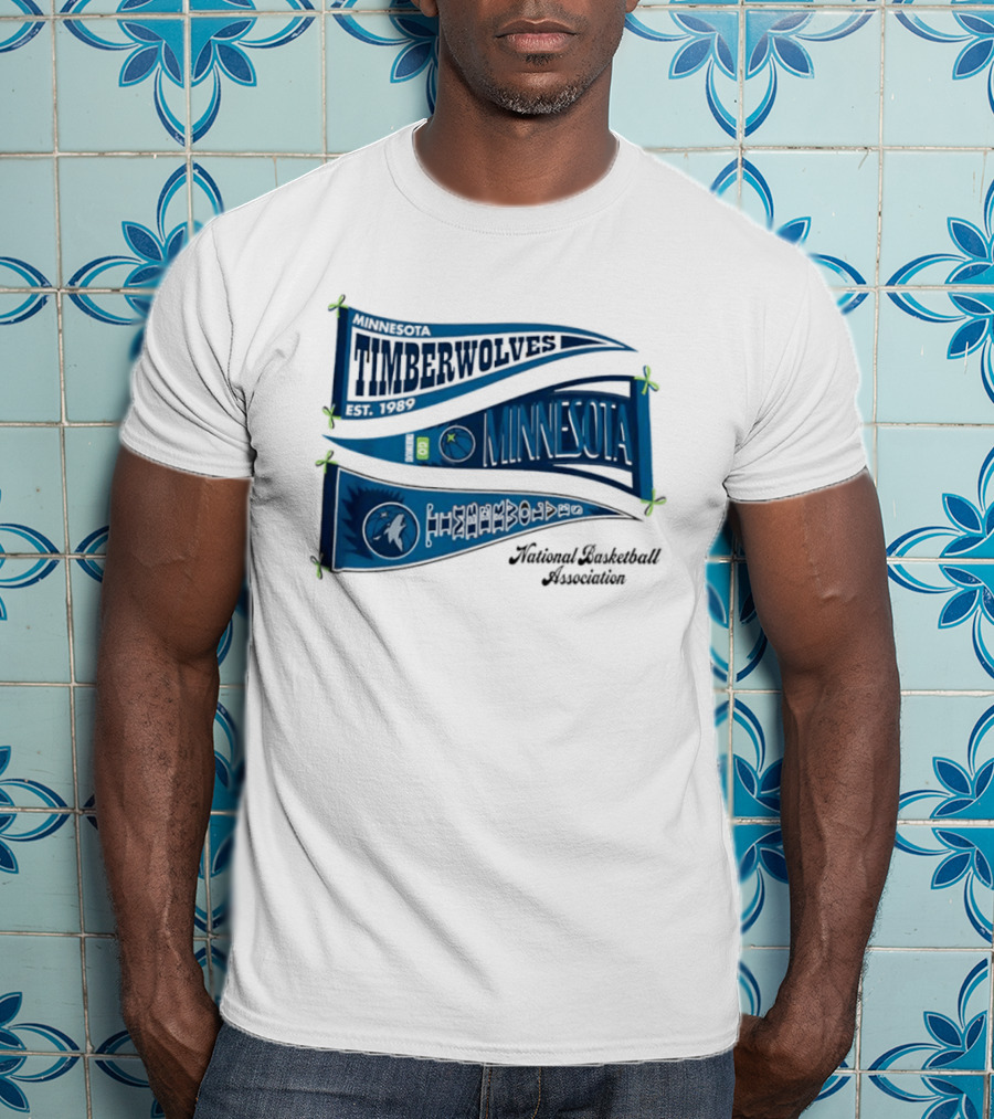 Minnesota Timberwolves NBA Pennants T-Shirt