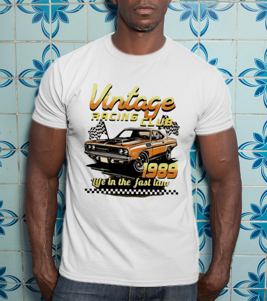 Vintage Racing Club 1989 Life In The Fast Lane T-Shirt