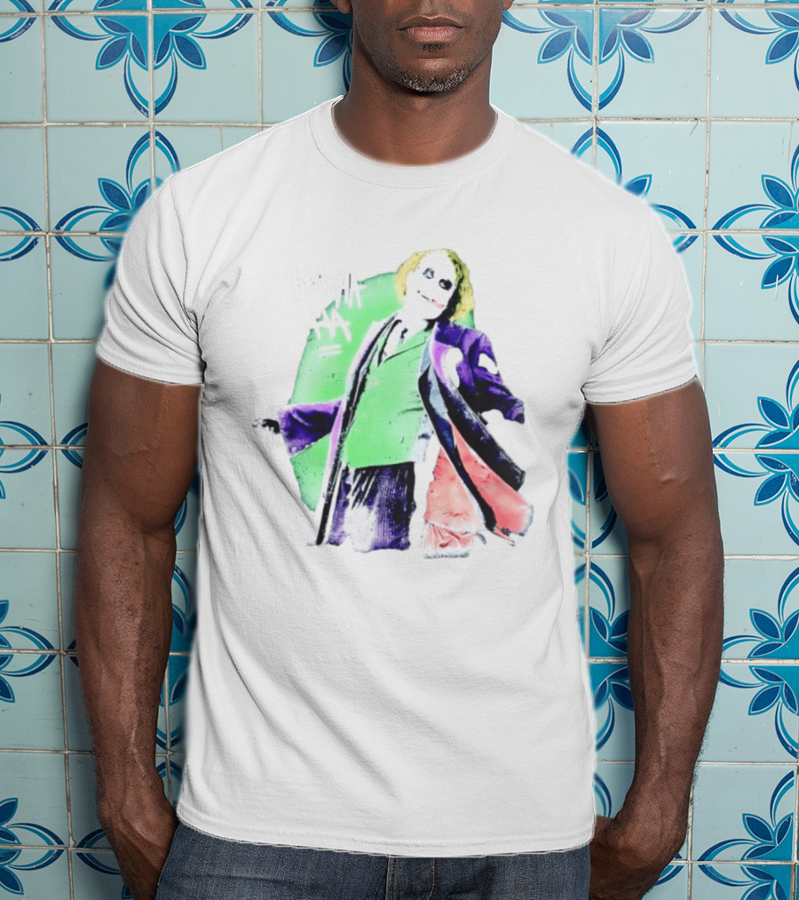 Joker The Dark Knight Ha Ha Ha Iconic Villain Laugh T-Shirt