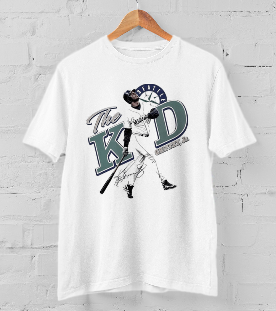 The Kid Seattle Mariners Ken Griffey Jr. Baseball T-Shirt