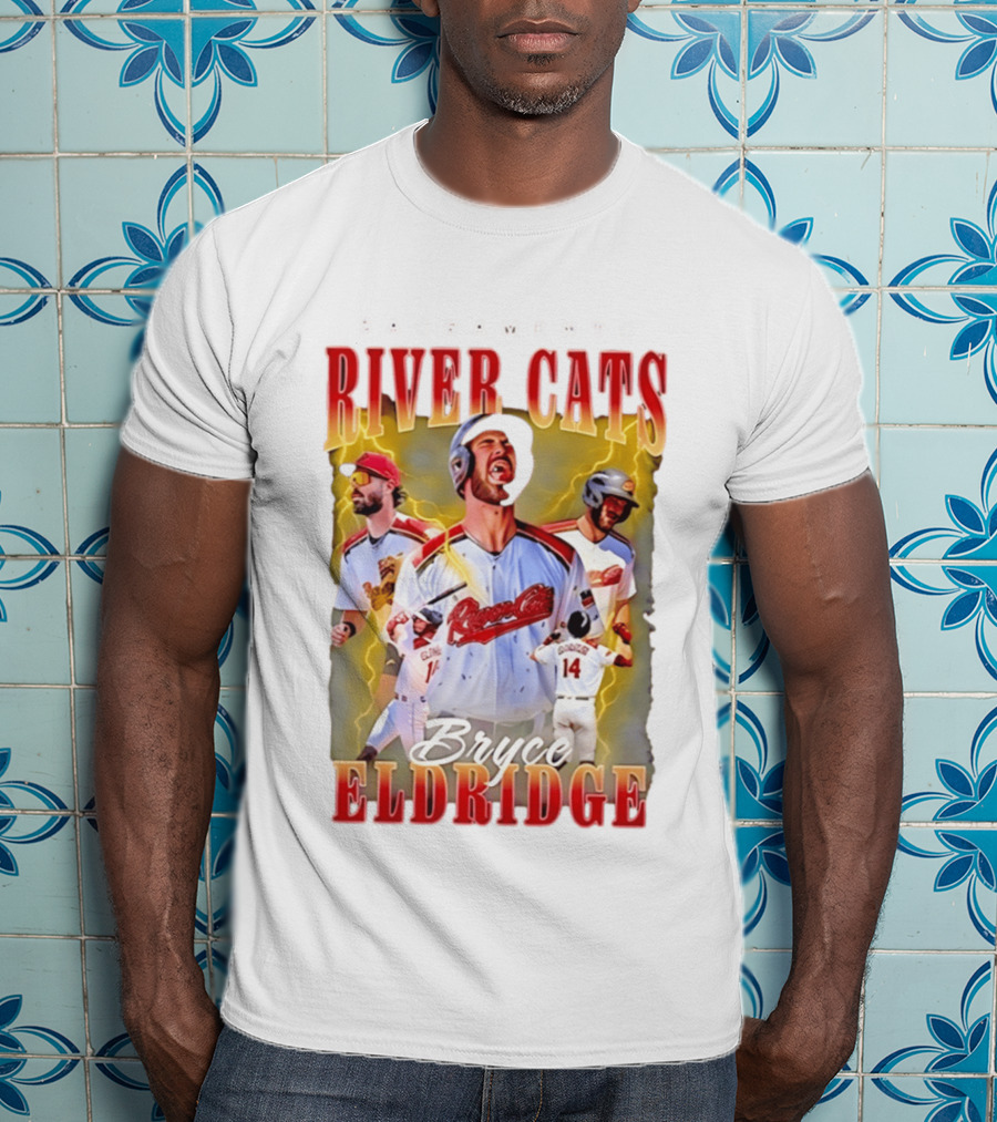 Sacramento River Cats Bryce Eldridge Baseball Team Player Memorabilia T-Shirt