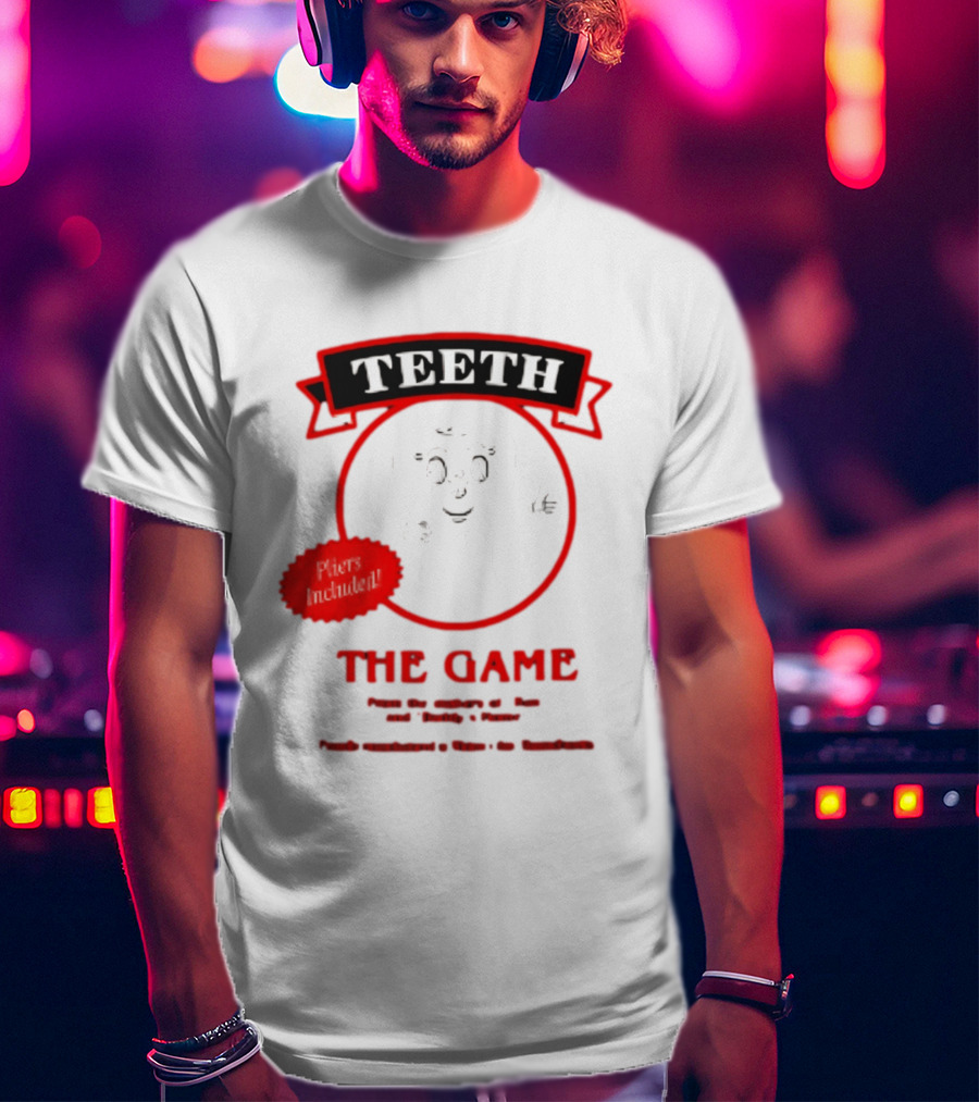 Teeth The Game Pliers Included From The Authors Of Widow's Bay Board Game T-Shirt