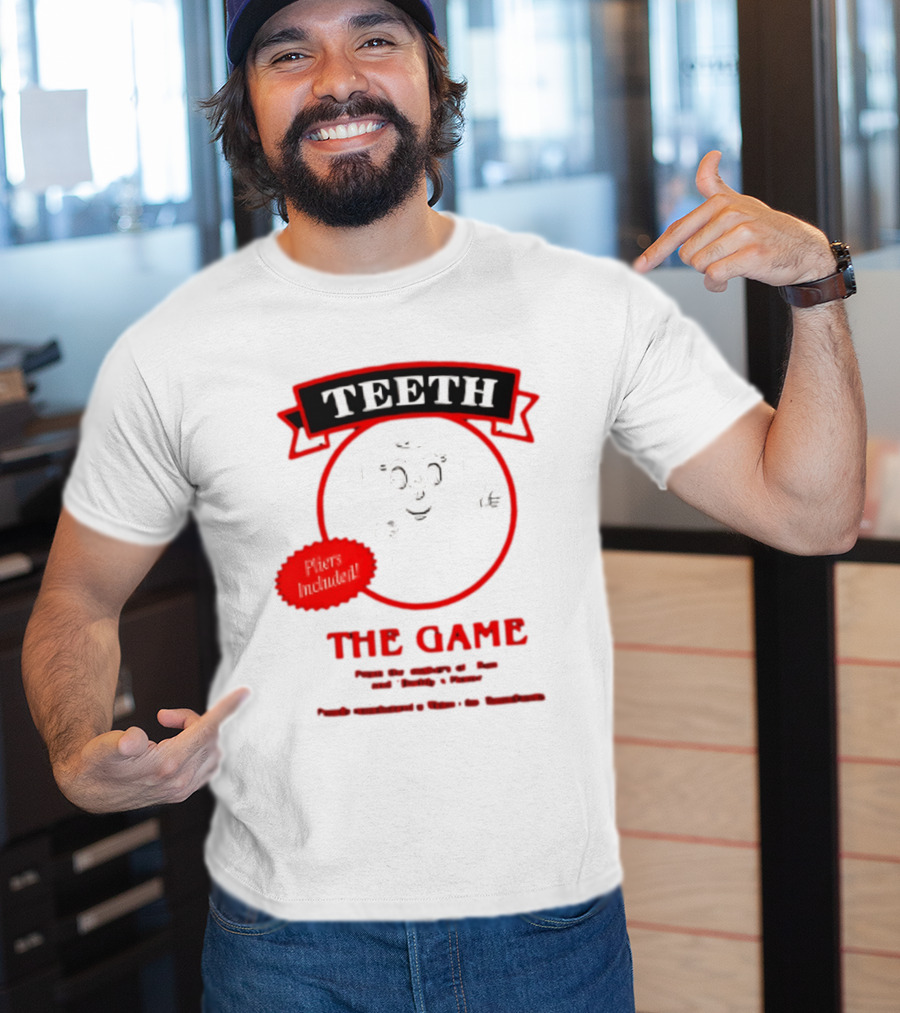 Teeth The Game Pliers Included From The Authors Of Widow's Bay Board Game T-Shirt