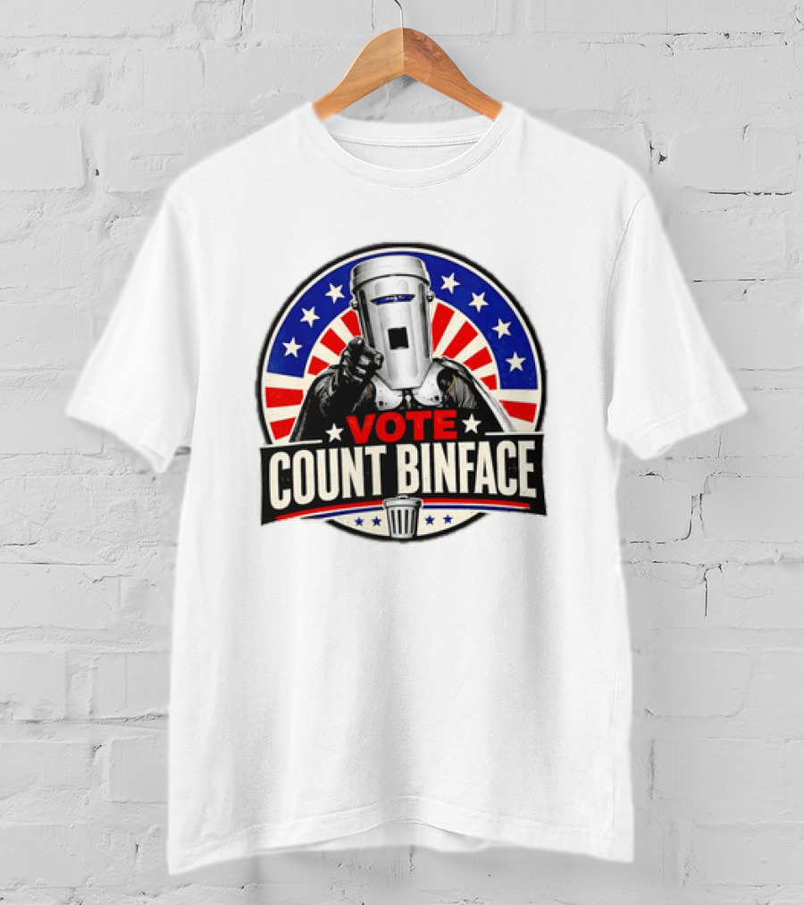 Vote Count Binface UK Politics Satirical Election T-Shirt