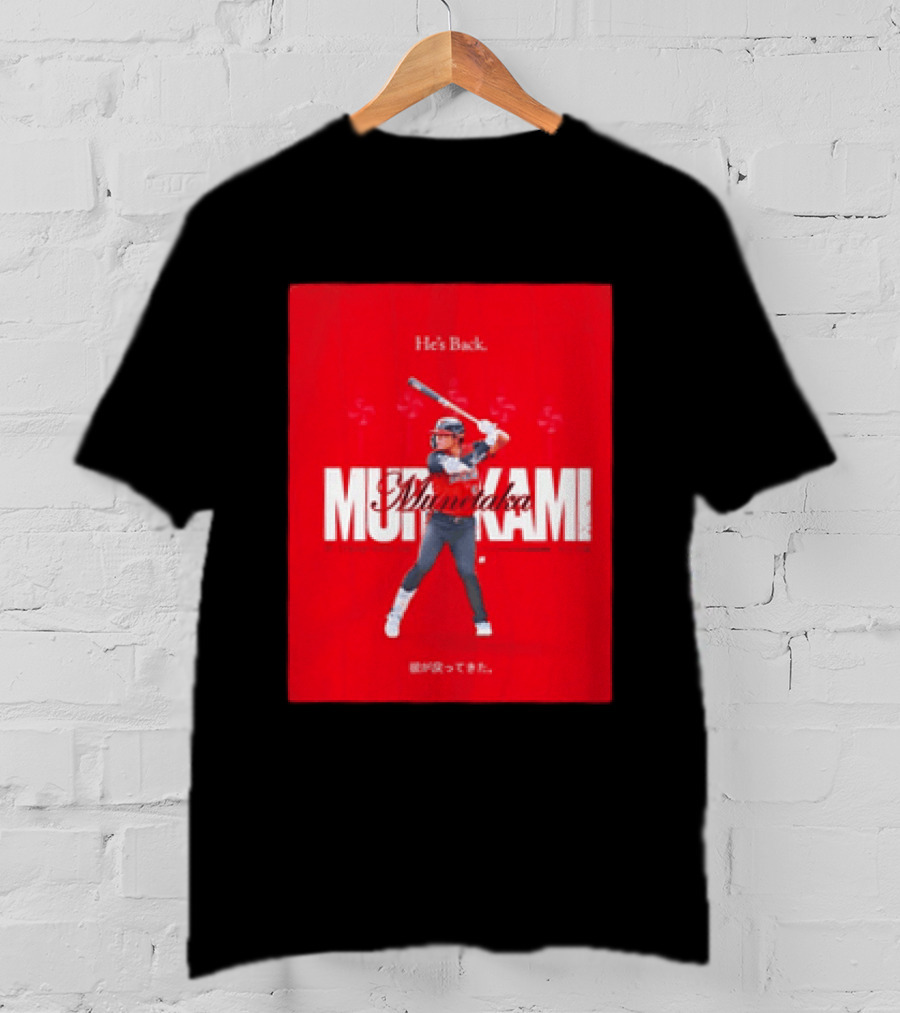 He's Back 2026 American League All Star Munetaka Murakami T-Shirt