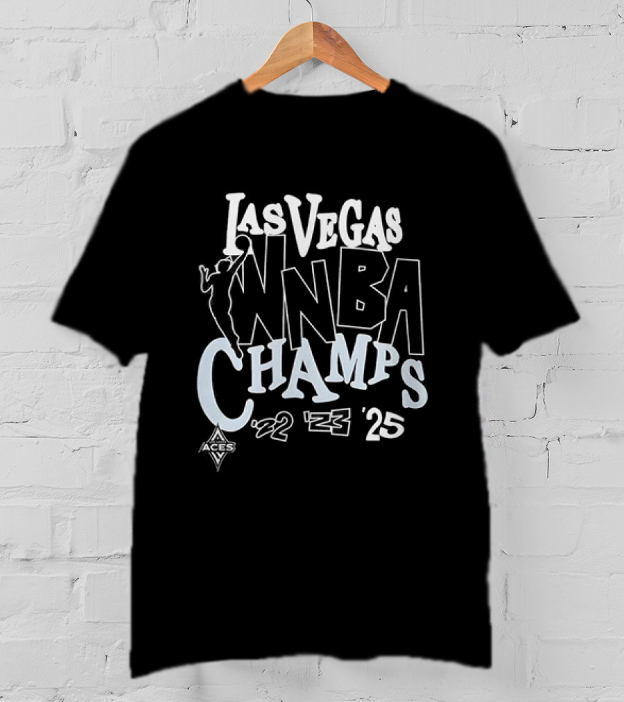 Las Vegas Aces WNBA Champs 2022 2023 2025 Basketball T-Shirt