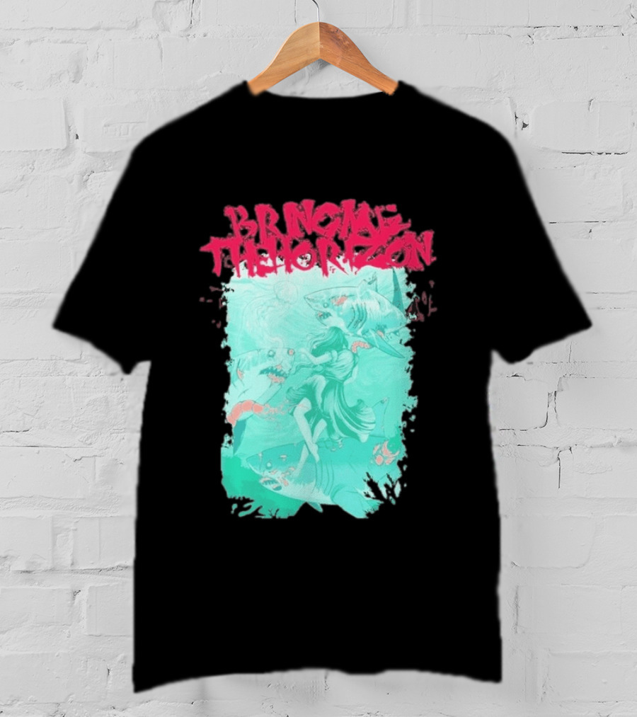 Bring Me The Horizon Shark Attack Artwork 2026 T-Shirt