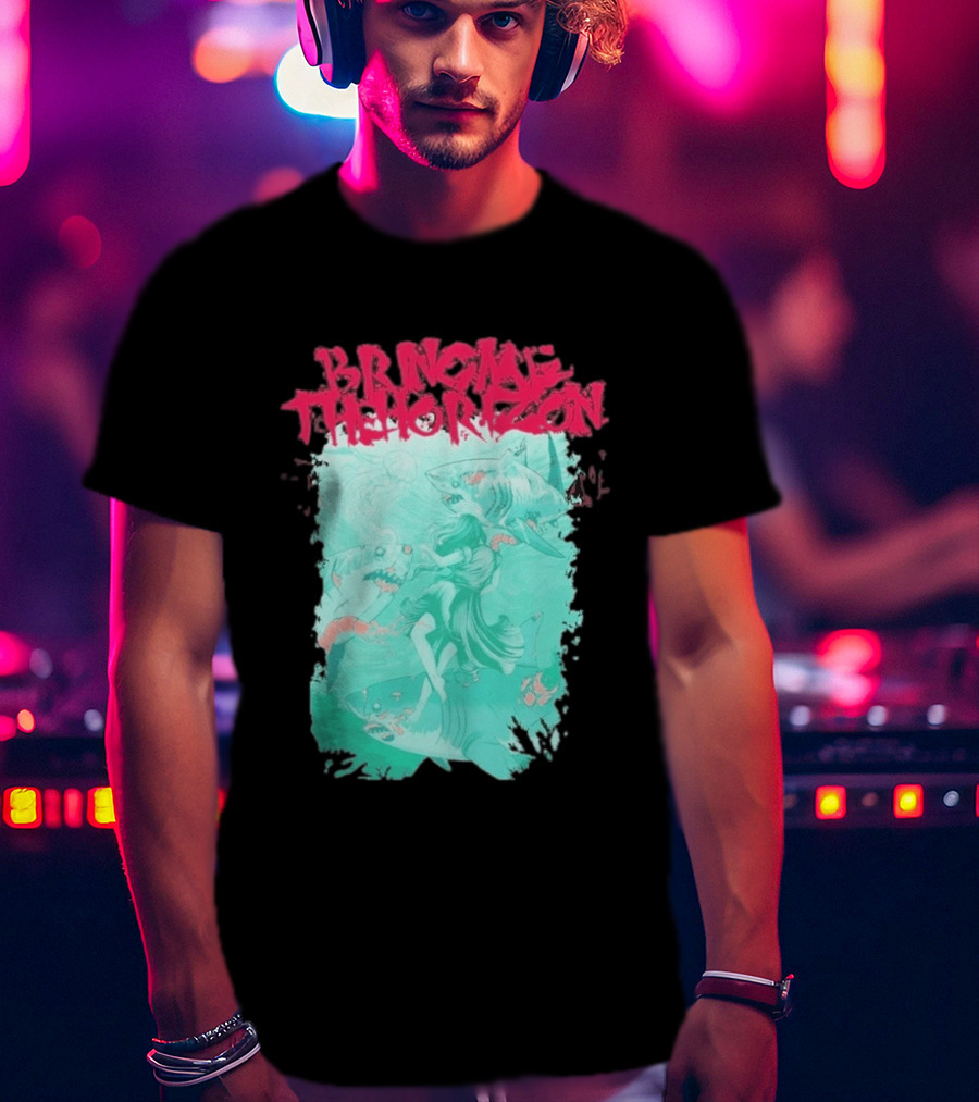 Bring Me The Horizon Shark Attack Artwork 2026 T-Shirt