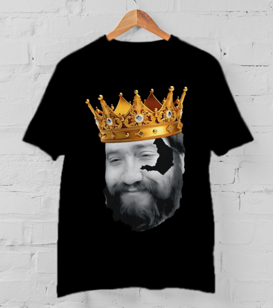 King Santori Cincinnati Bengals Crowned Beard Patch T-Shirt