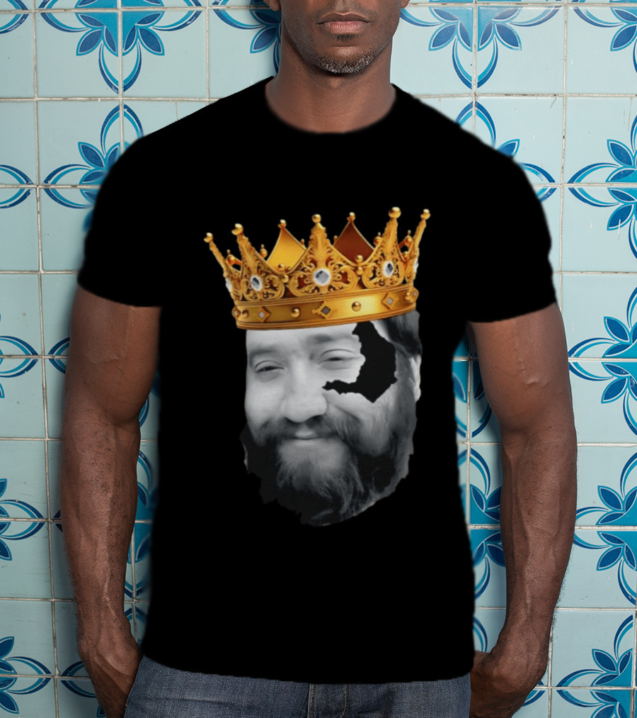 King Santori Cincinnati Bengals Crowned Beard Patch T-Shirt