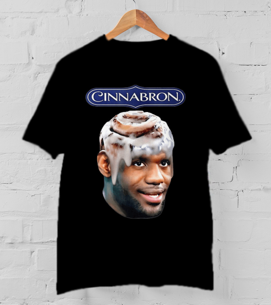 LeBron James Los Angeles Lakers Cinnabron Cinnamon Roll Meme T-Shirt