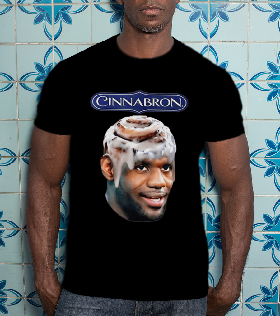 LeBron James Los Angeles Lakers Cinnabron Cinnamon Roll Meme T-Shirt