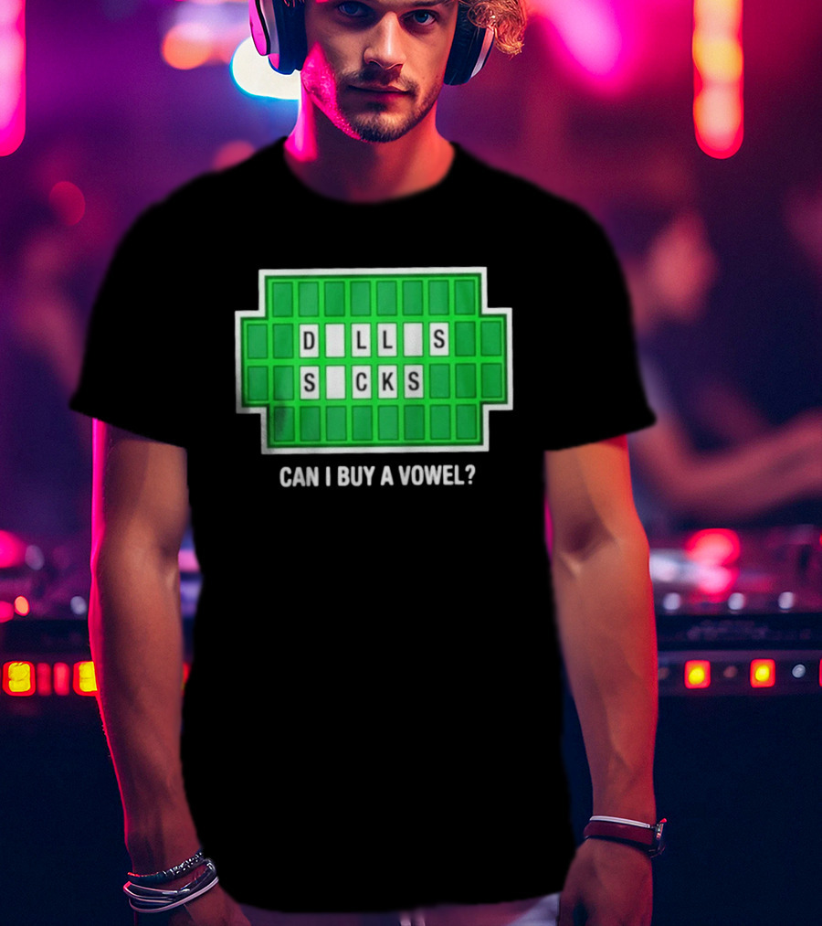 Dalls Scks Can I Buy A Vowel Game Show T-Shirt