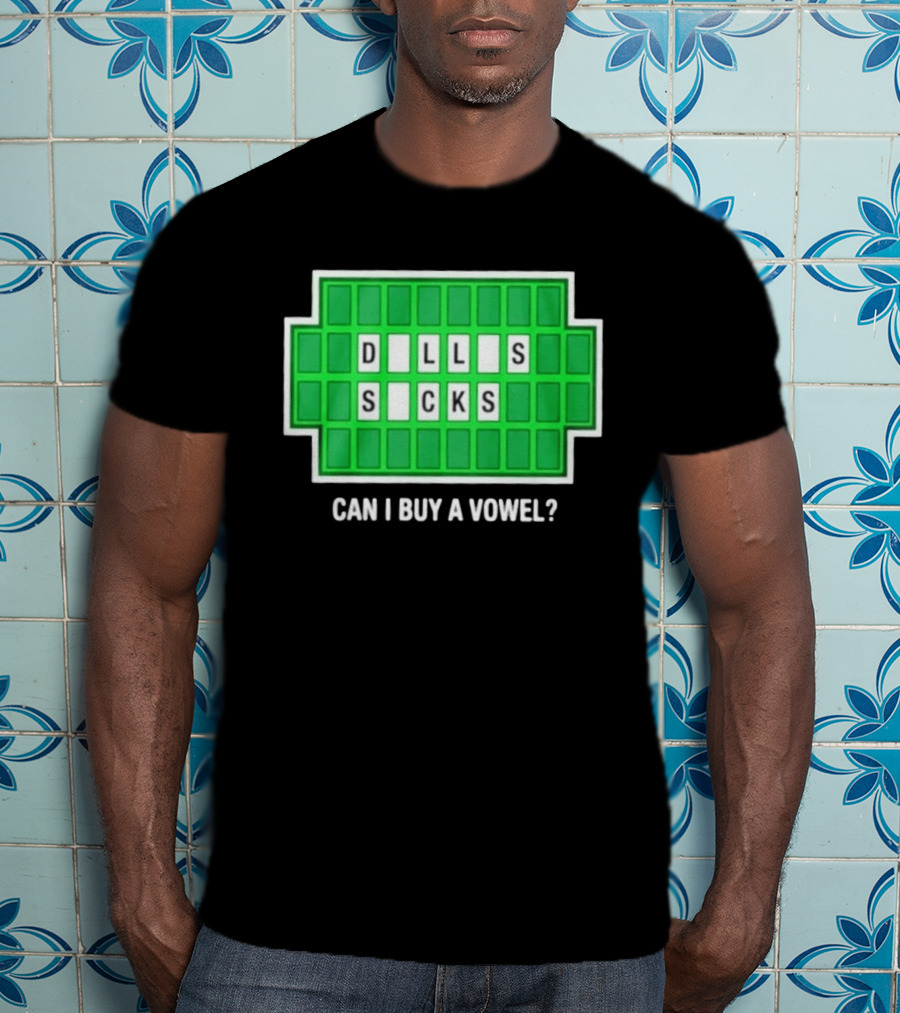 Dalls Scks Can I Buy A Vowel Game Show T-Shirt