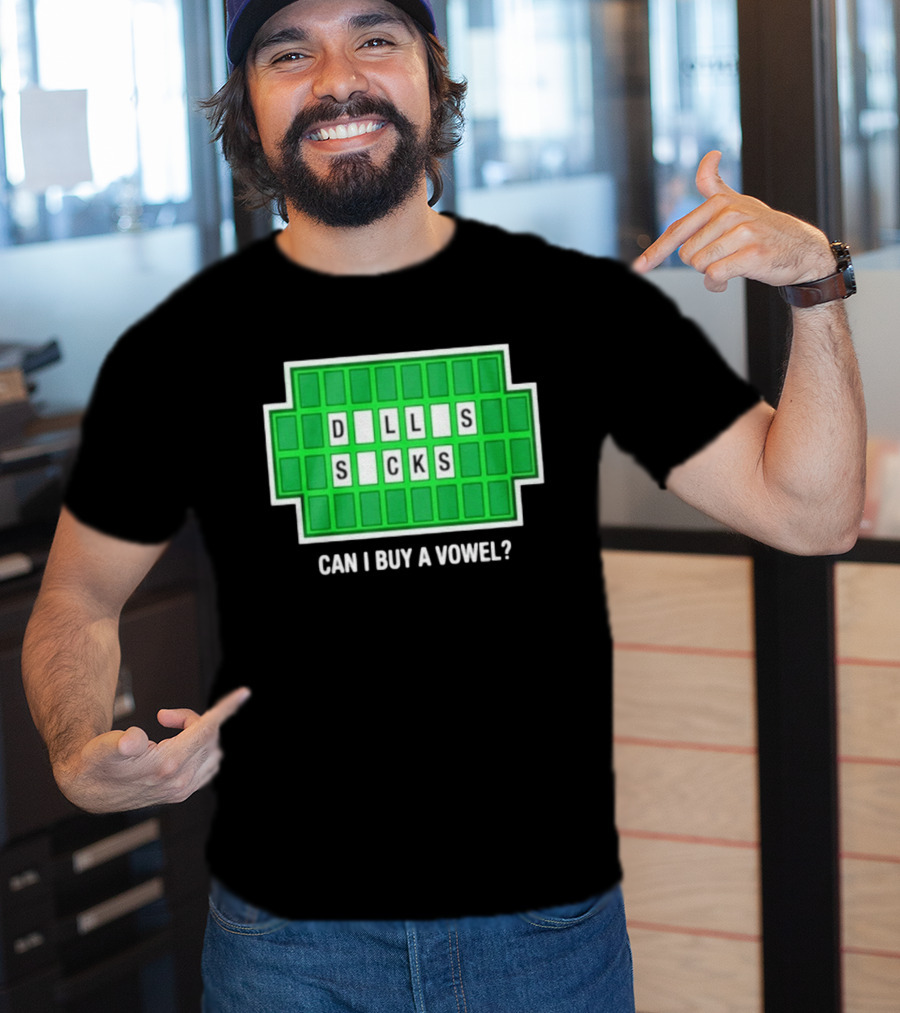 Dalls Scks Can I Buy A Vowel Game Show T-Shirt