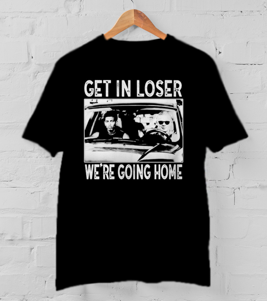 Erling Haaland Jude Bellingham Get In Loser We're Going Home Car Scene Image T-Shirt