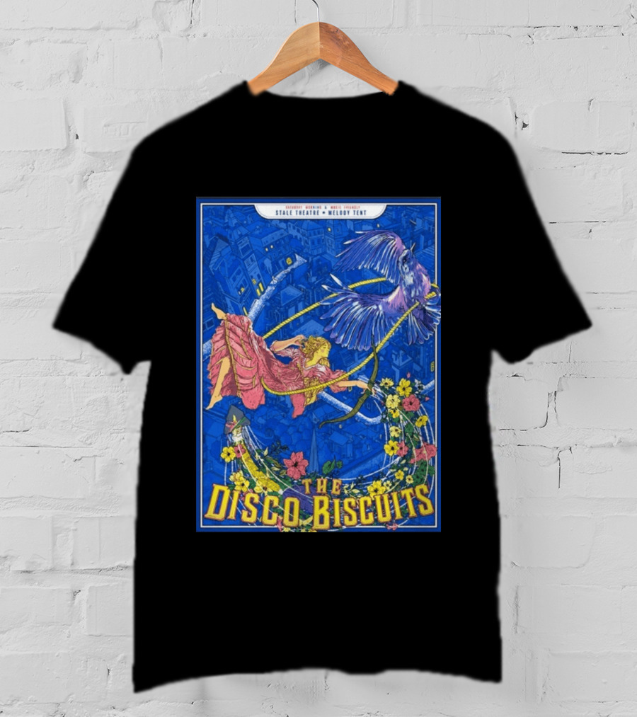 The Disco Biscuits July 11 2026 Jeezum Crow Music Festival Vermont Tour Stale Theatre Melody Tent T-Shirt