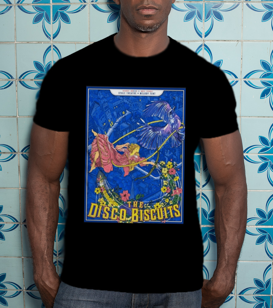 The Disco Biscuits July 11 2026 Jeezum Crow Music Festival Vermont Tour Stale Theatre Melody Tent T-Shirt