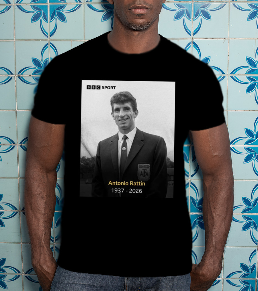 BBC Sport Antonio Rattín 1937 2026 Argentina AFA T-Shirt