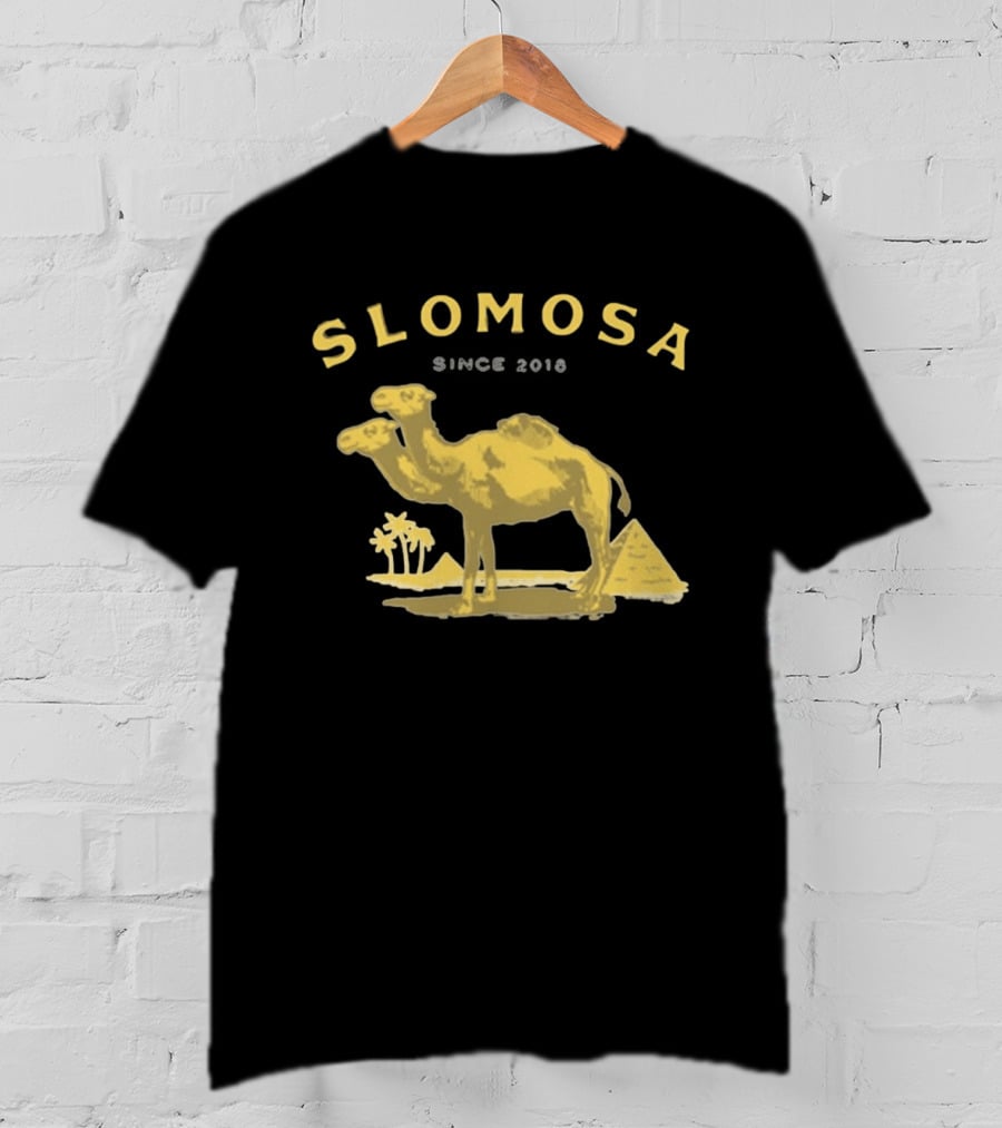 Slomosa Cigarette Since 2018 Camel And Pyramid Desert T-Shirt