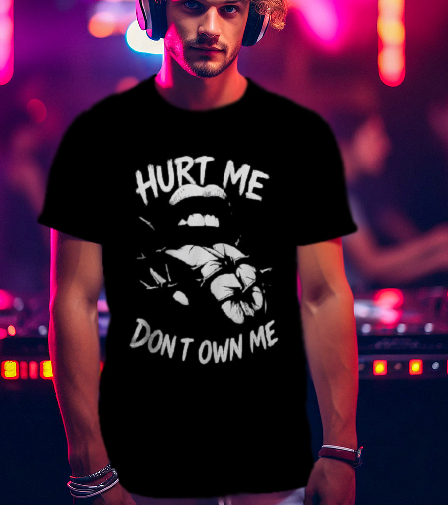 Hurt Me Don't Own Me Spiked Tongue T-Shirt