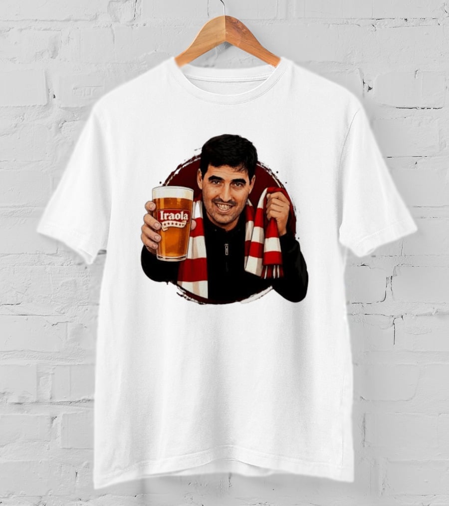 Andoni Iraola Athletic Club Bilbao Beer Glass Scarf Fan T-Shirt