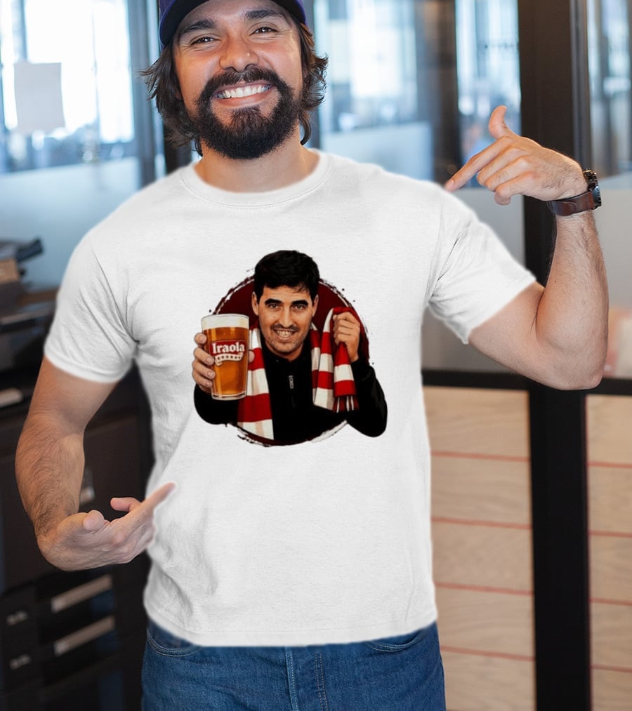 Andoni Iraola Athletic Club Bilbao Beer Glass Scarf Fan T-Shirt