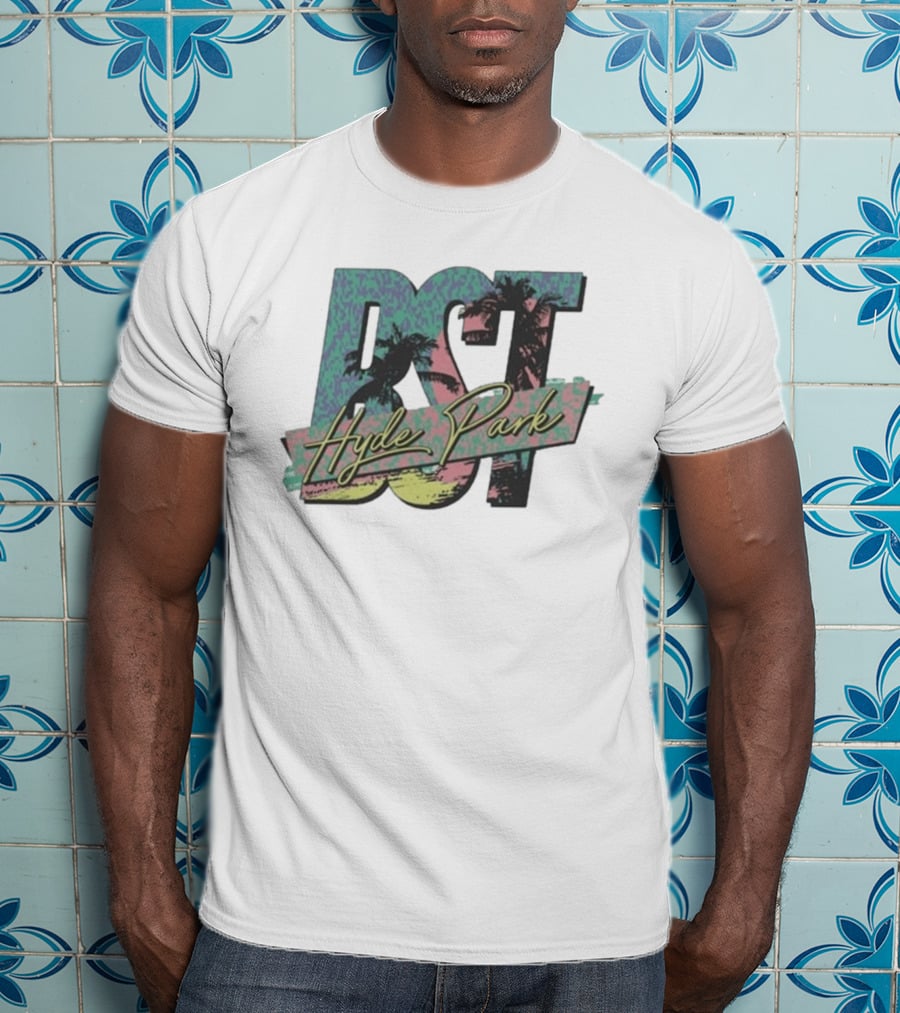 BST Hyde Park 10th July 2026 Pitbull Event Tropical Palms T-Shirt