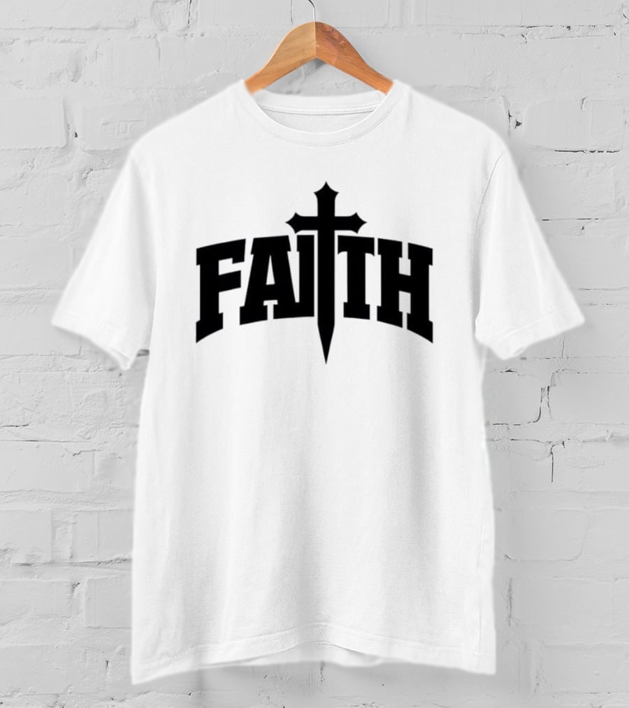 Faith Cross Christian Inspirational T-Shirt