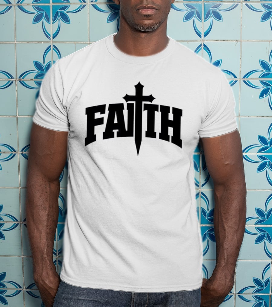 Faith Cross Christian Inspirational T-Shirt