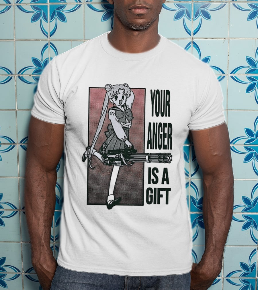 Sailor Moon Your Anger Is A Gift Rage Against The Machine Anime T-Shirt