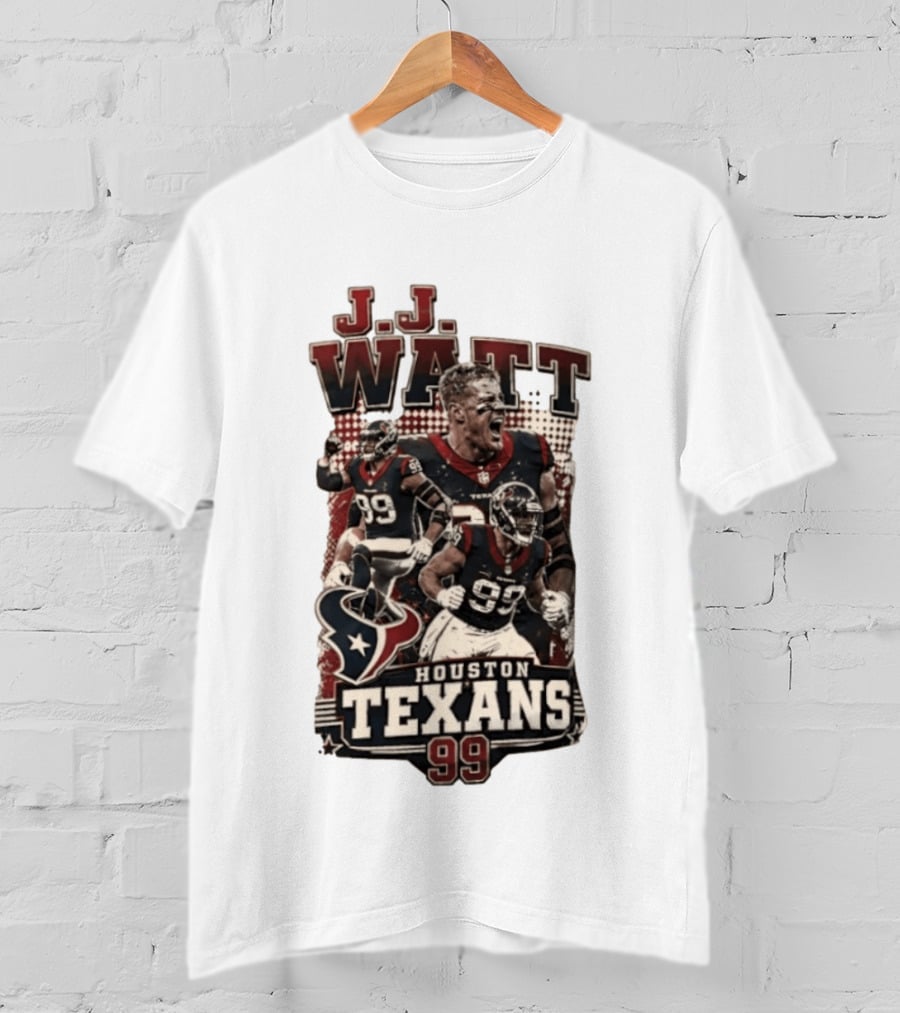 J.J. Watt Houston Texans 99 NFL Football Player T-Shirt
