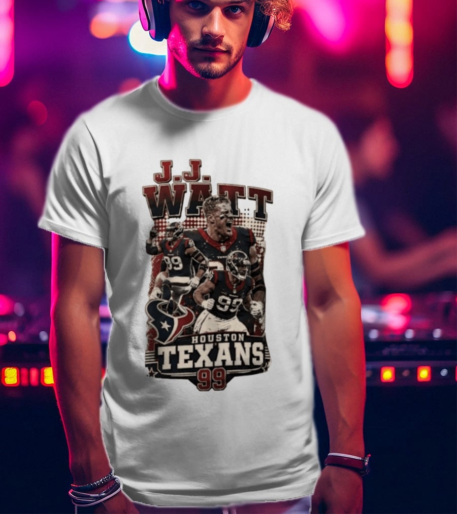 J.J. Watt Houston Texans 99 NFL Football Player T-Shirt