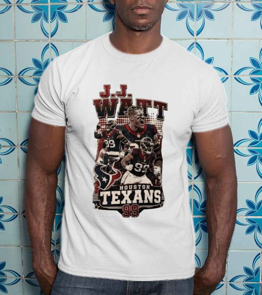 J.J. Watt Houston Texans 99 NFL Football Player T-Shirt
