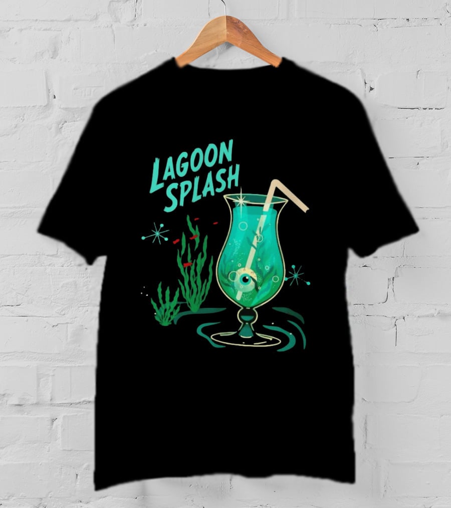 Creature From The Black Lagoon Lagoon Splash Cocktail T-Shirt